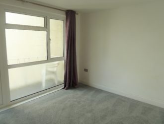 First floor studio apartment with balcony on outskirts of town